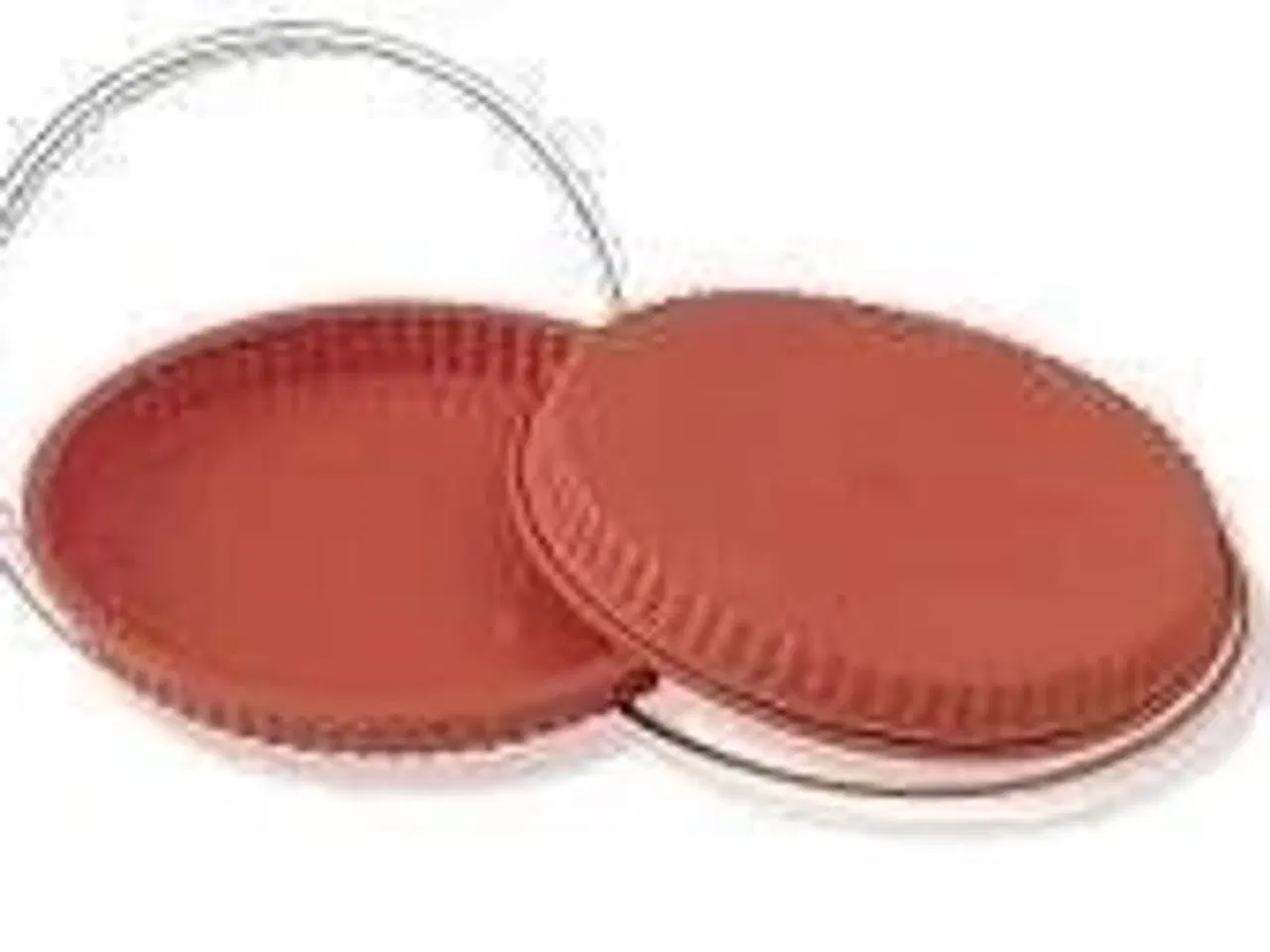 Billede 1 - 3 stk. Tærteform silicone non-stik Ø240 mm H30 mm