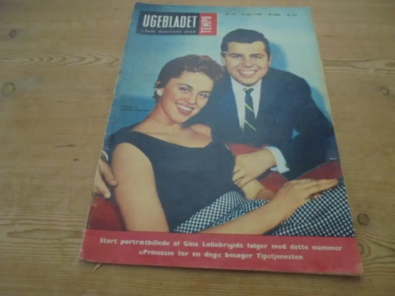 Billede 1 - Ugebladet Tempo nr. 14  fra 1958 