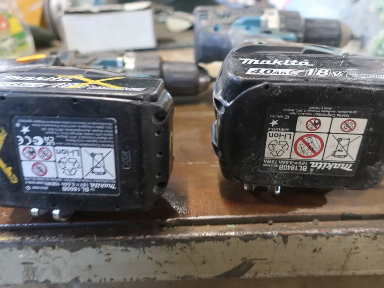 Billede 8 - 2 stk. akku håndværktøj MAKITA DDF484 med 3 stk. batterier