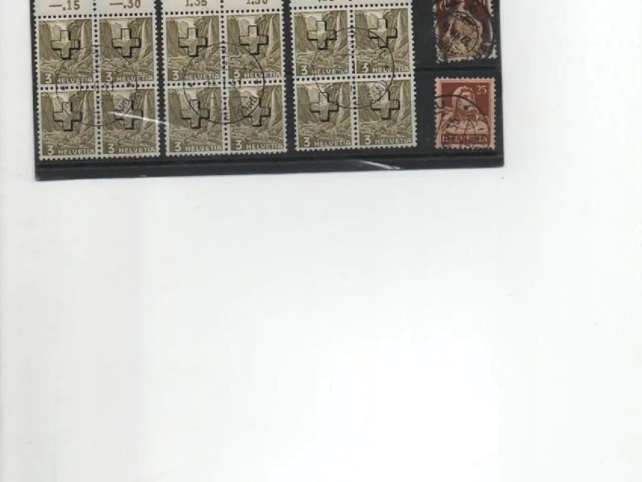 Billede 19 - Helvetia-Schweiz lot med konvolutter