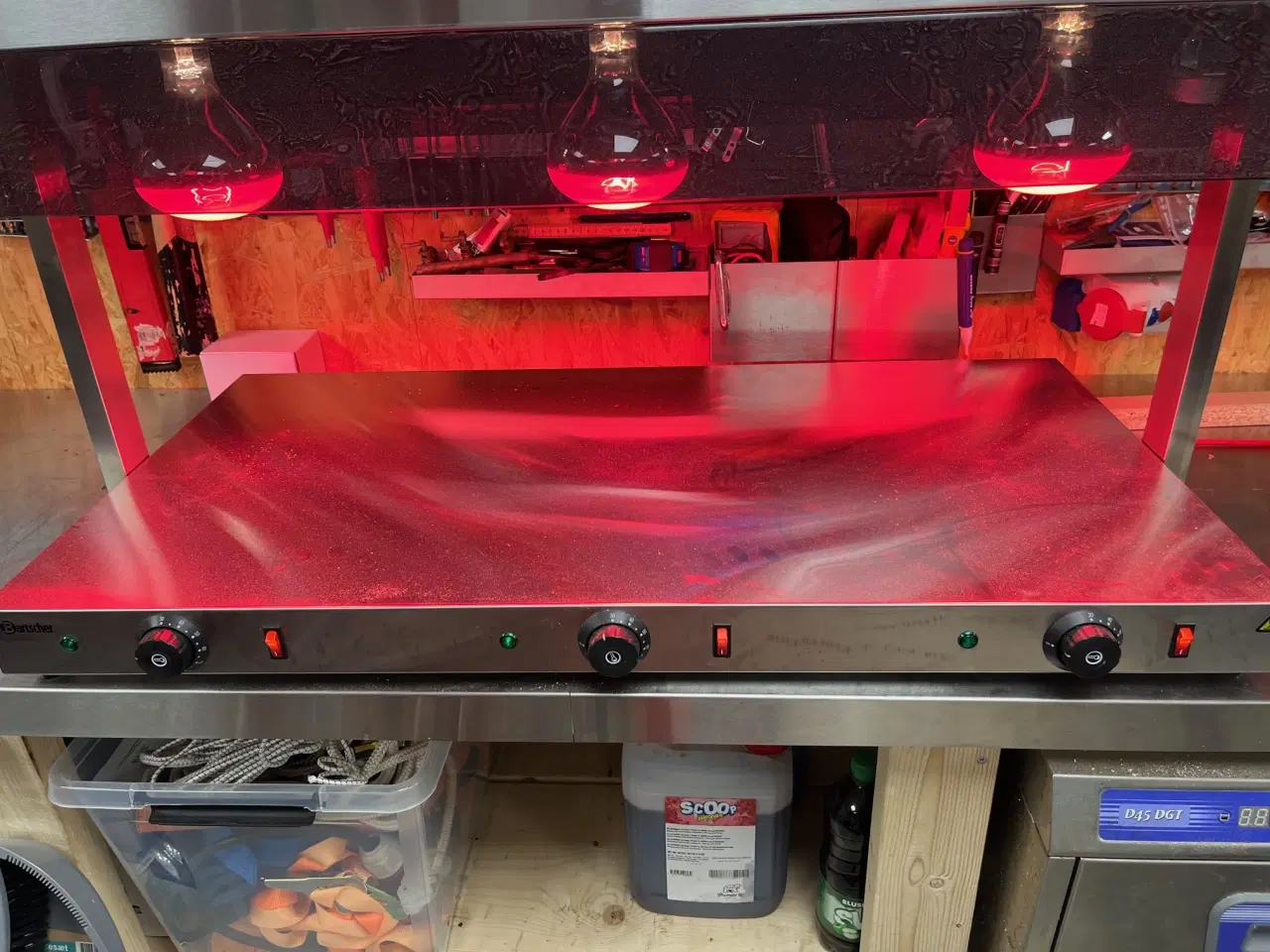 Billede 2 - Varmeplade Varmelampe Flæskestegsvarmer