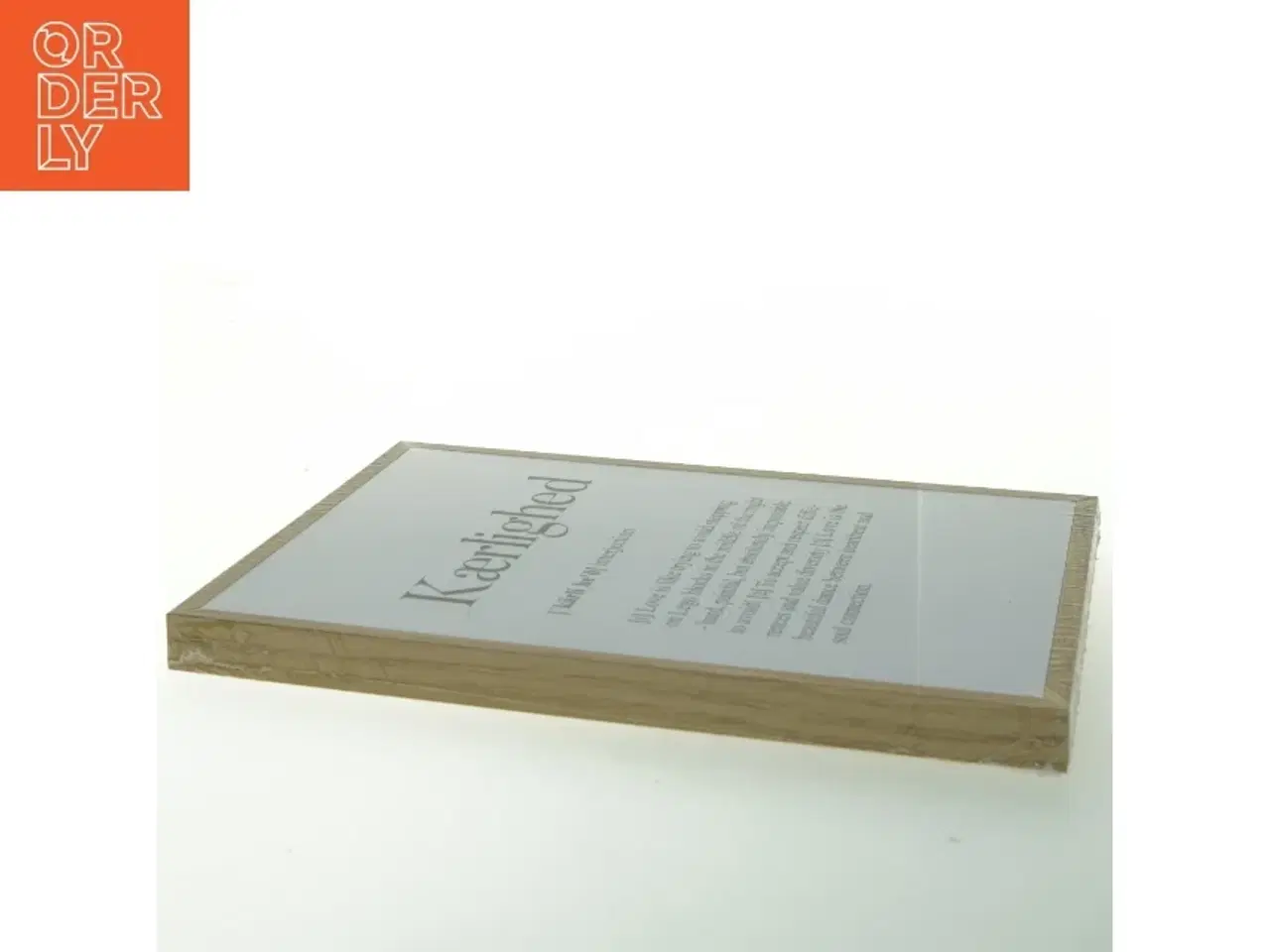 Billede 2 - Indrammet kærlighedsplakat (str. 30x22 cm)