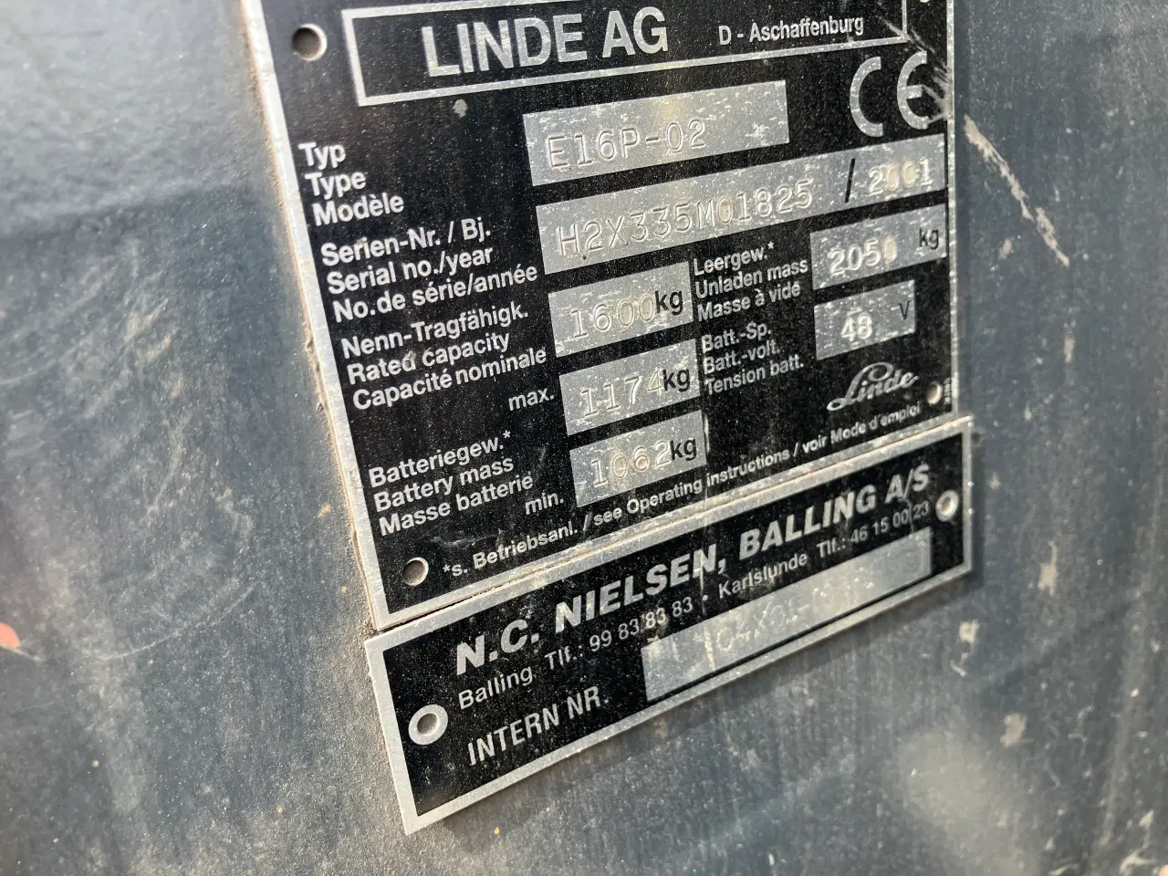 Billede 13 - Linde E16 triplex med friløft.