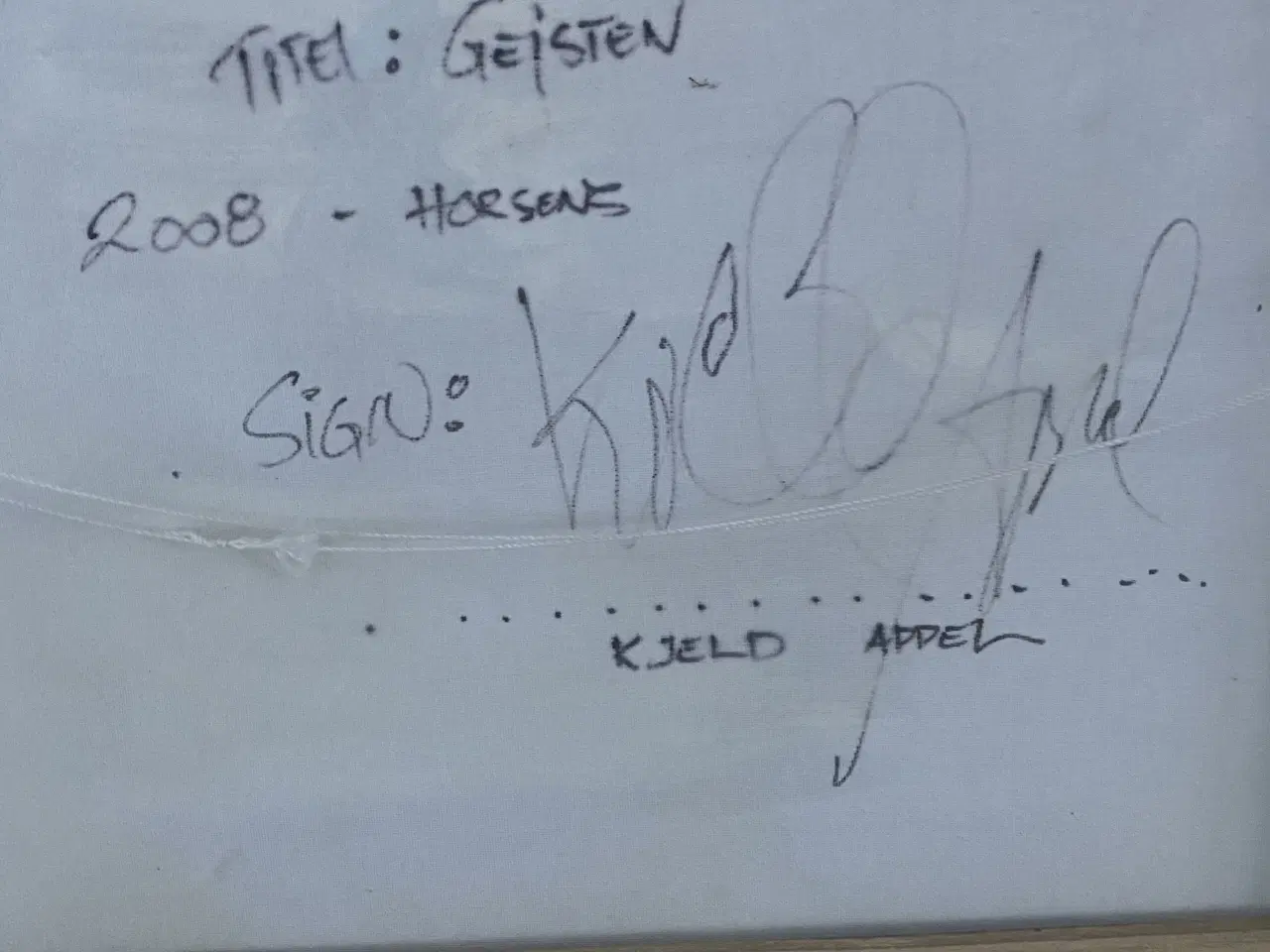 Billede 2 - Kjeld Appel maleri