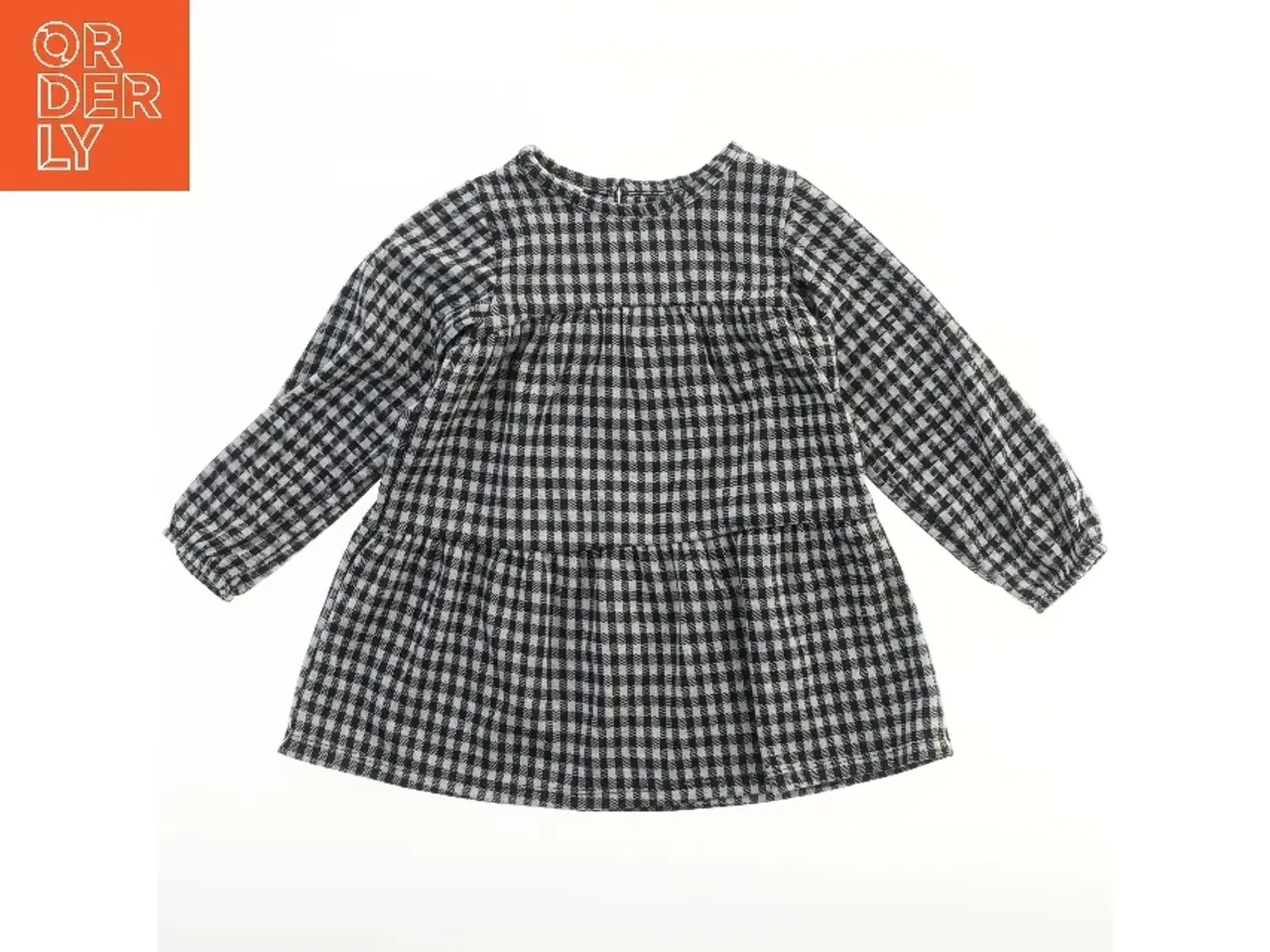 Billede 1 - Ternet kjole med lange ærmer fra Lefties (str. 92)