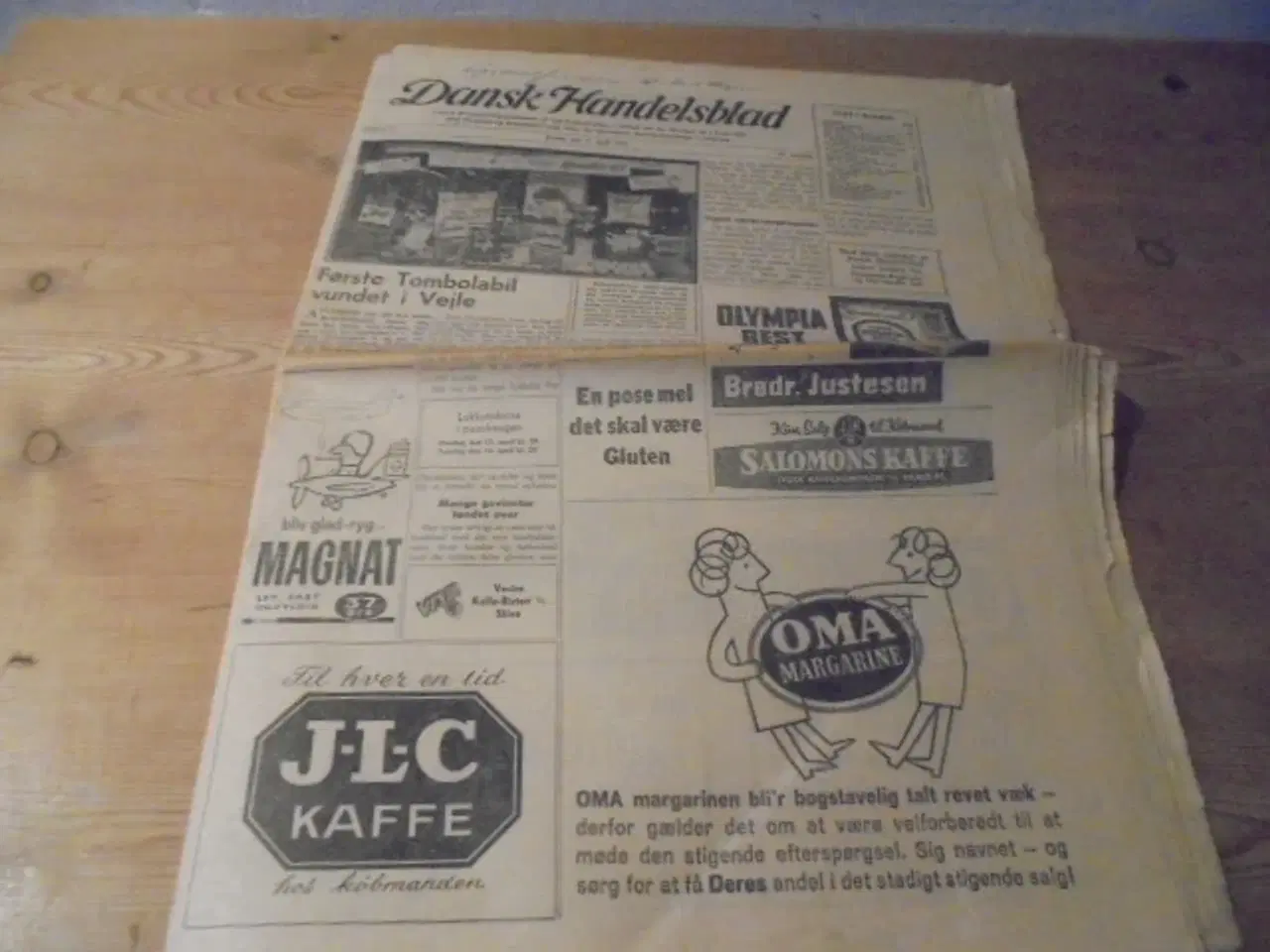 Billede 1 - Dansk Handelsblad fra 8. april 1960