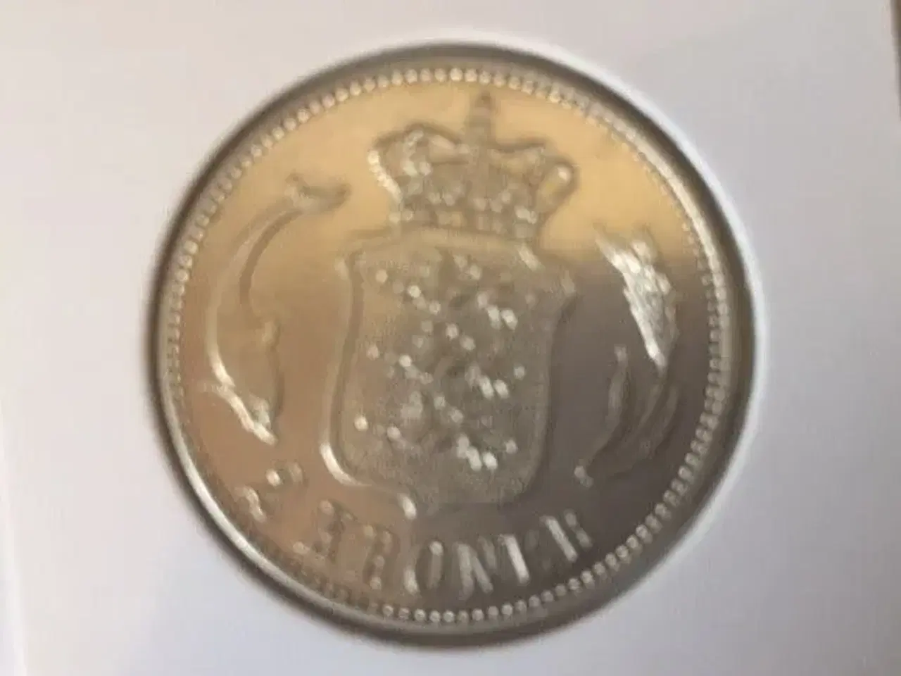 Billede 2 - 2 krone 1916 Sølv