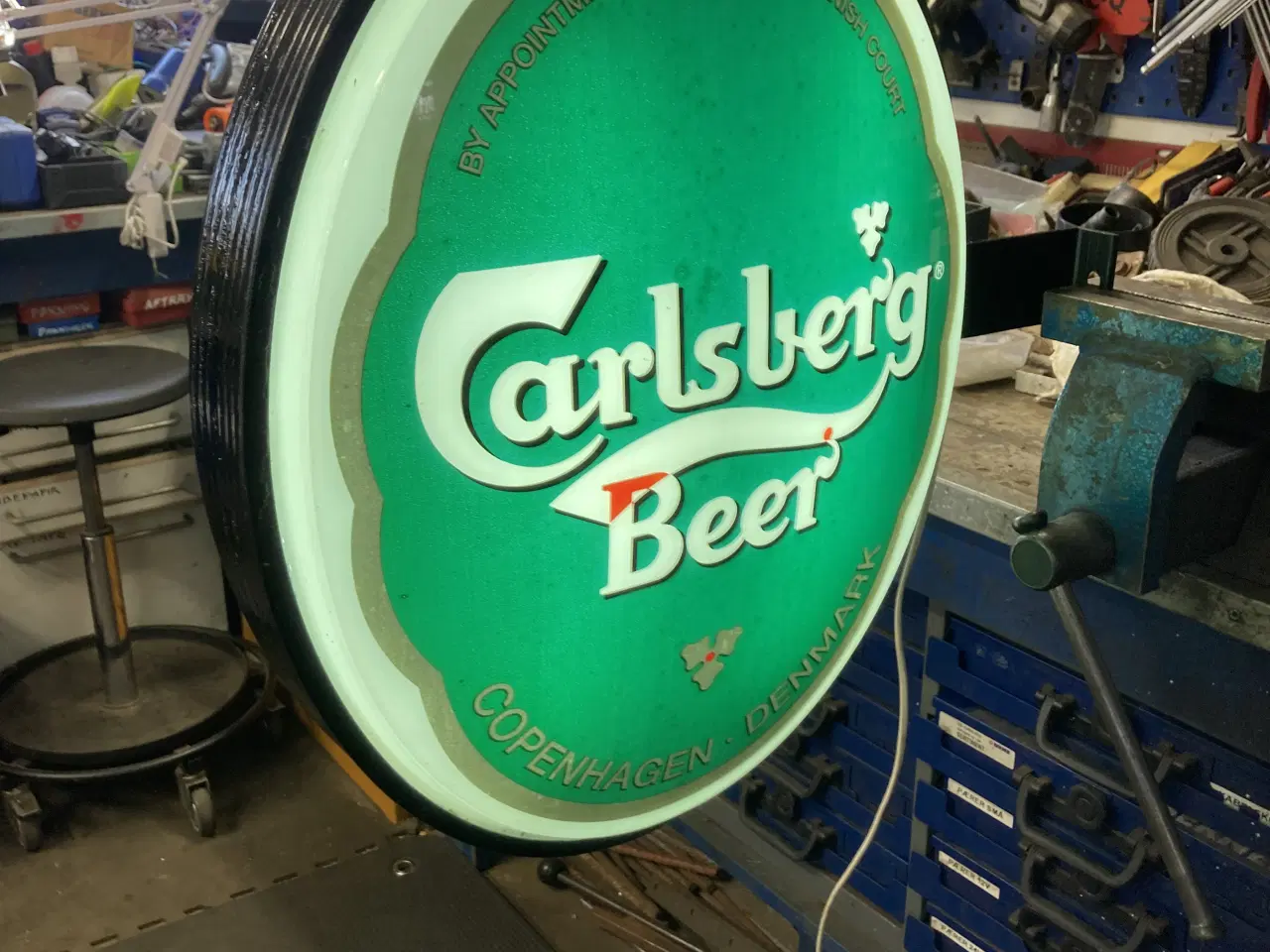 Billede 2 - Carlsberg lysskilt