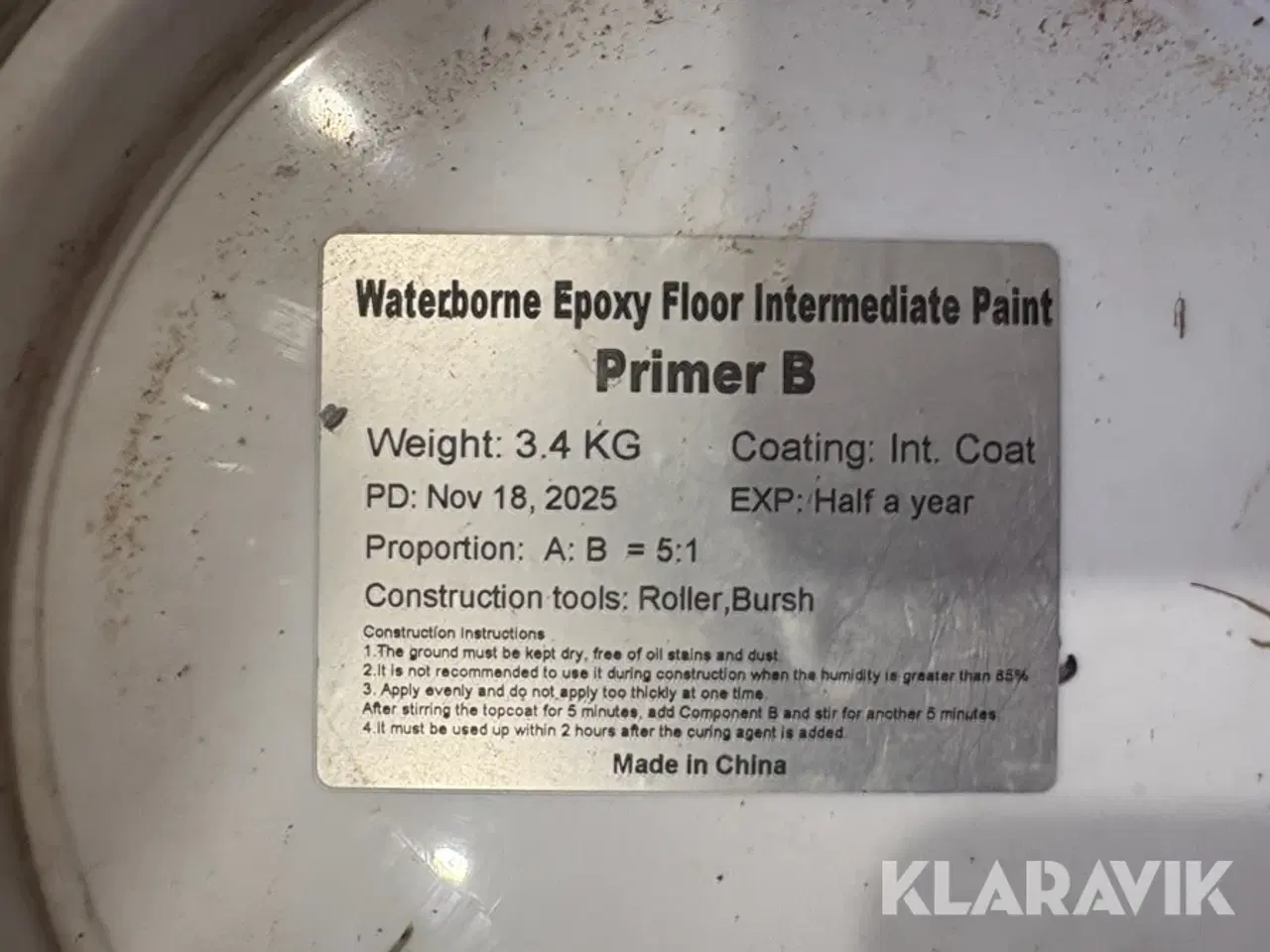 Billede 9 - Epoxy maling 400 kvadratmeter 3-lags
