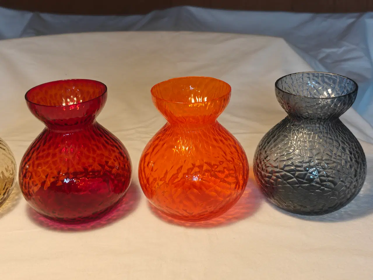 Billede 3 - Hyacintglas runde hamret fra Kastrup/Fyens Glasvær