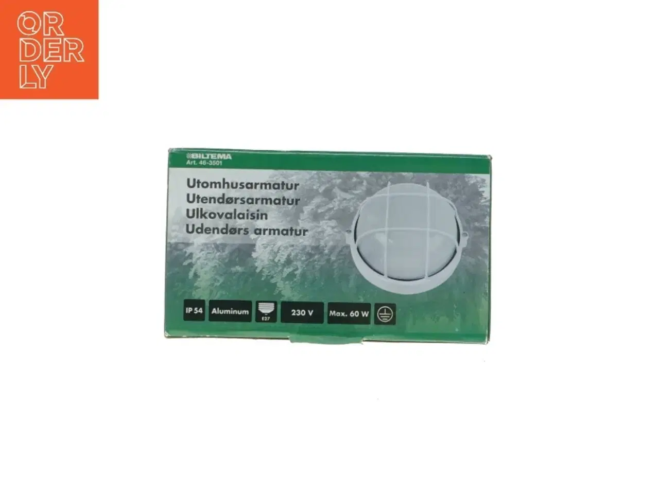 Billede 2 - Udendørs væglampe fra Biltema (str. 18 x 18 cm)