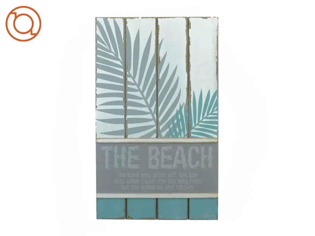 Billede 1 - Skilt, The Beach fra Splosh (str. 40 x 24 cm)