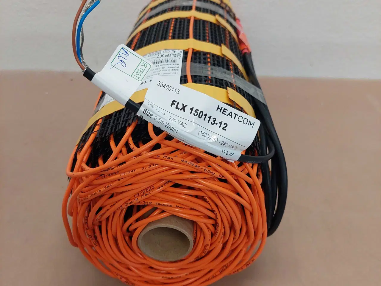 Billede 4 - Gulvvarmemåtte, Heatcom 11,3 m2. Ubrugt