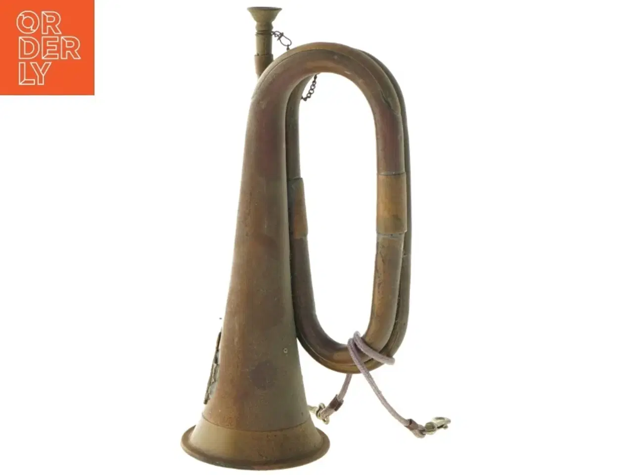 Billede 3 - Vintage messing horn (str. 30x10 cm)