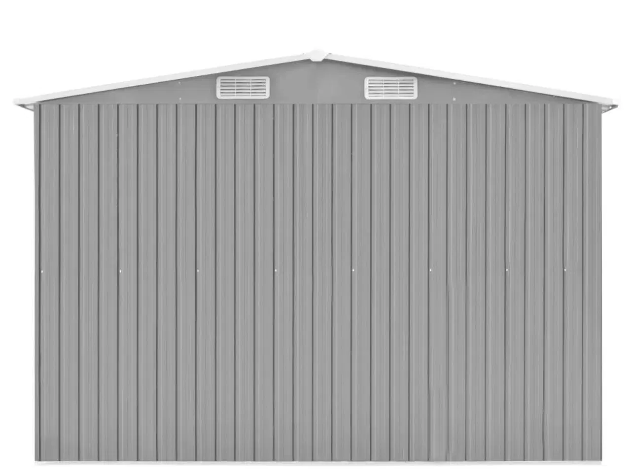 Billede 3 - Haveskur 257x392x181 cm metal grå
