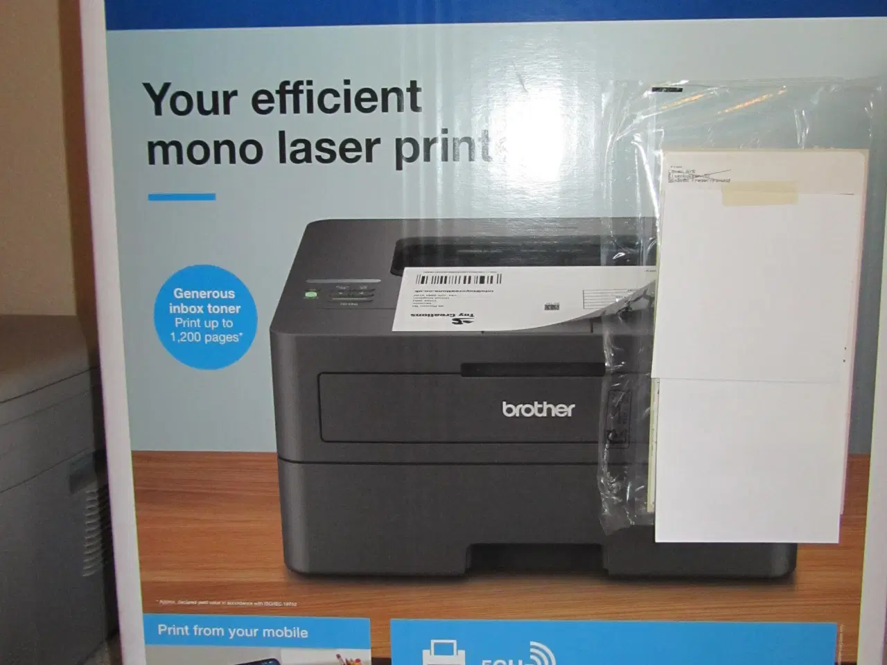 Billede 1 - BROTHER LASERPRINTER