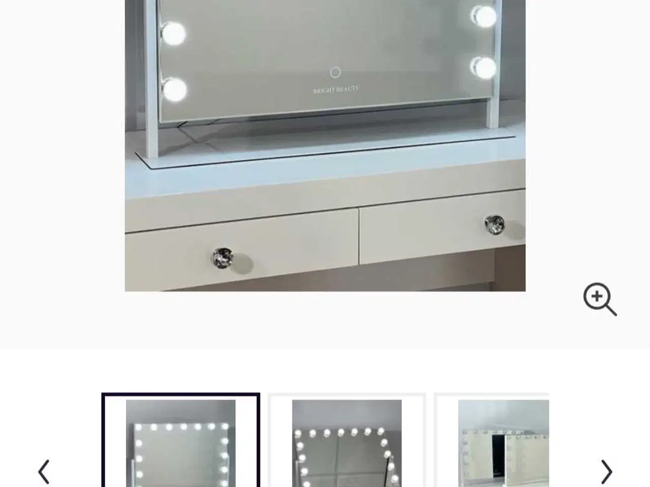 Billede 1 - Make up spejl med lys