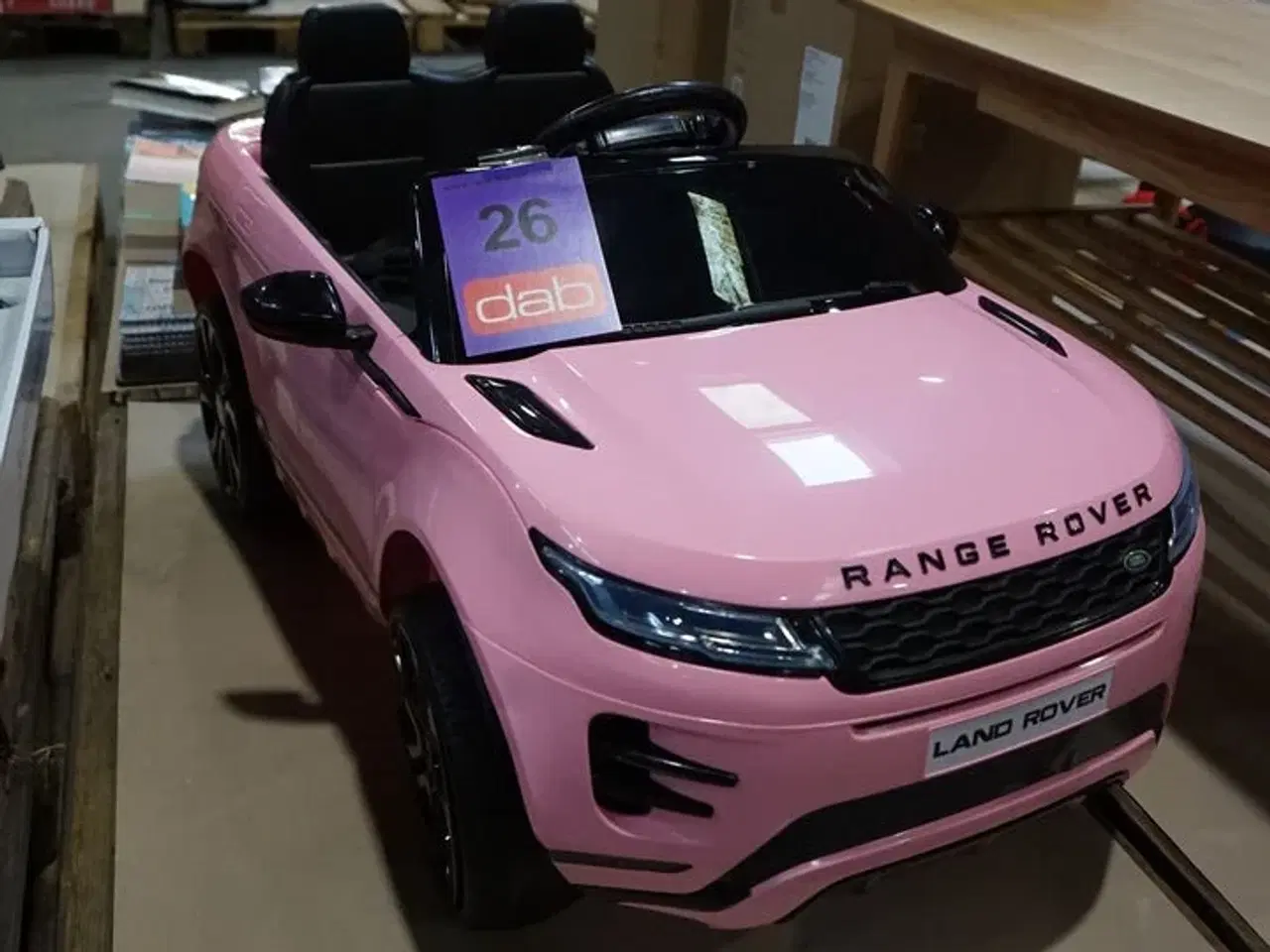 Billede 4 - Range Rover Evoque børne El-bil, lyserød