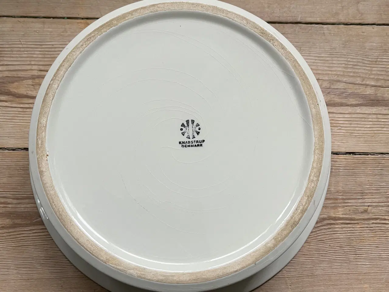 Billede 3 - Hvid knabstrup skål