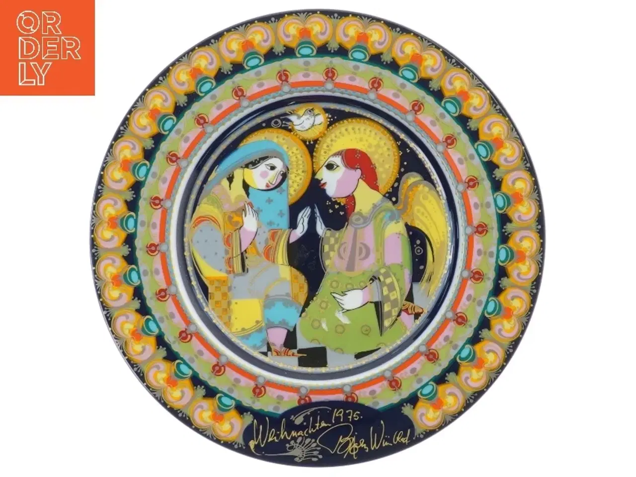 Billede 1 - Dekorativ juletallerken fra Rosenthal (str. Ø 29 cm)