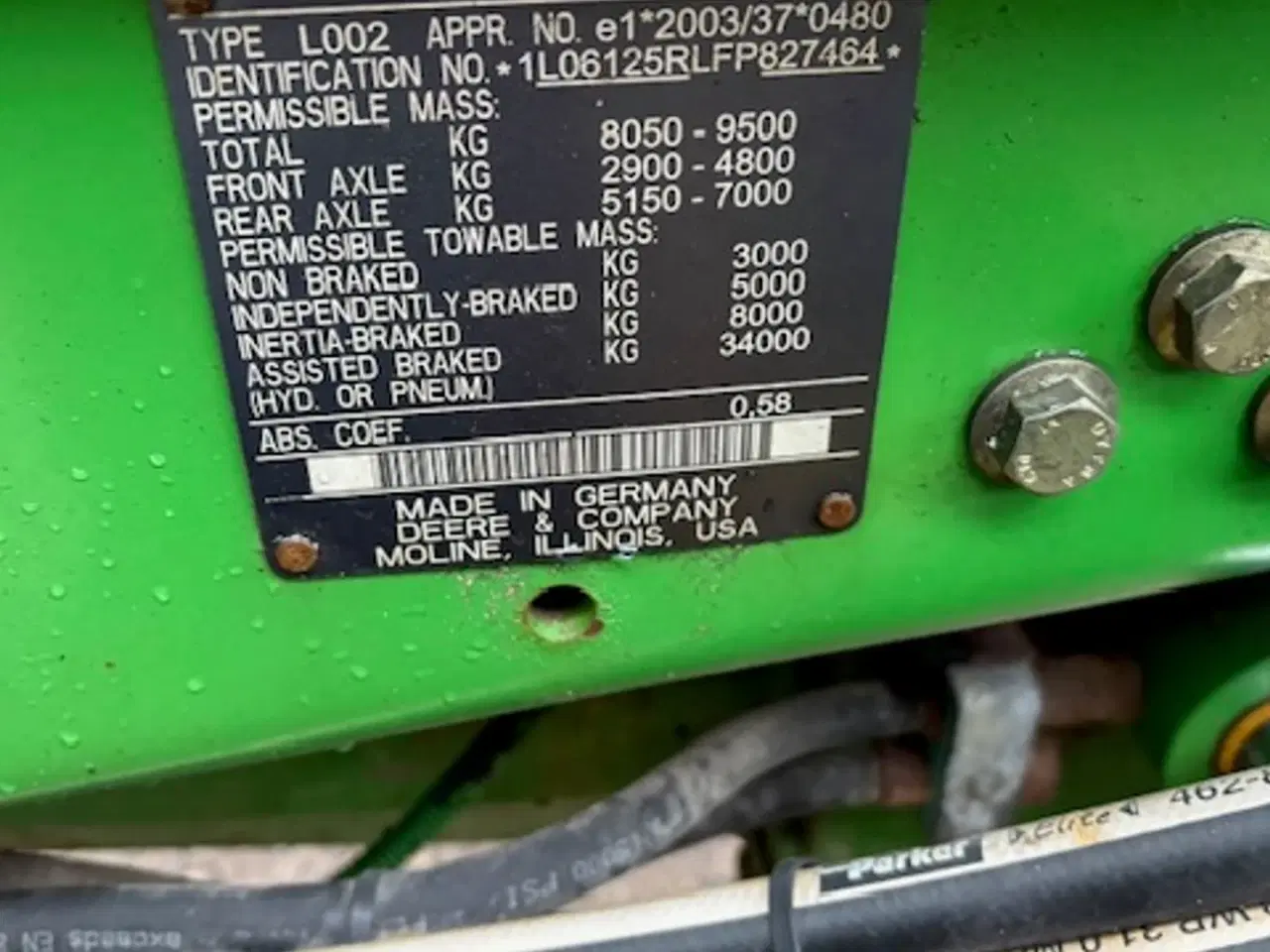 Billede 5 - John Deere 6125R KUN 3481 TIMER!! AUTOPOWER, FRONTLIFT, FRONT PTO