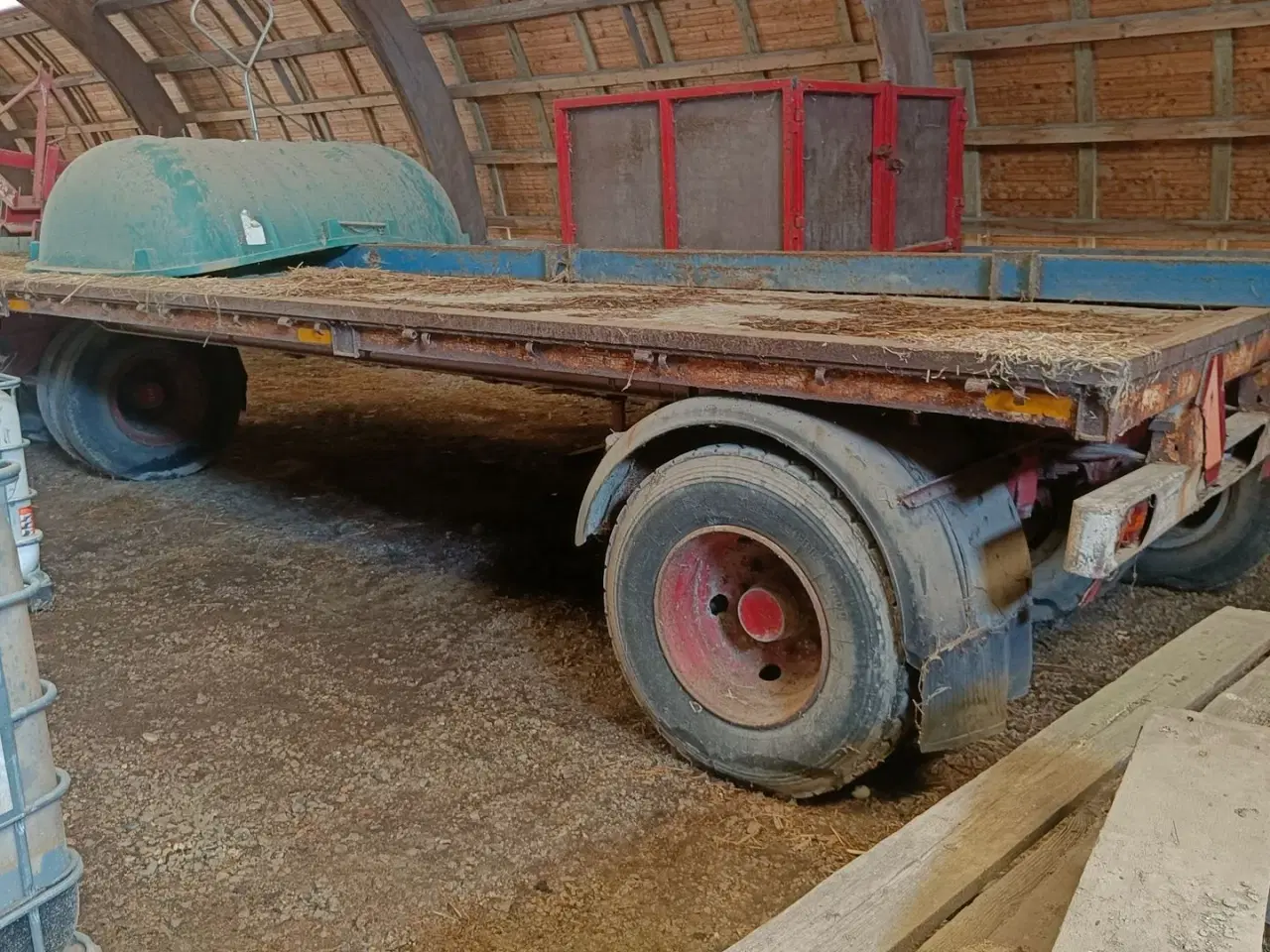 Billede 2 - - - - Halmvogn/lastbilanhænger 4-hjulet 8 m