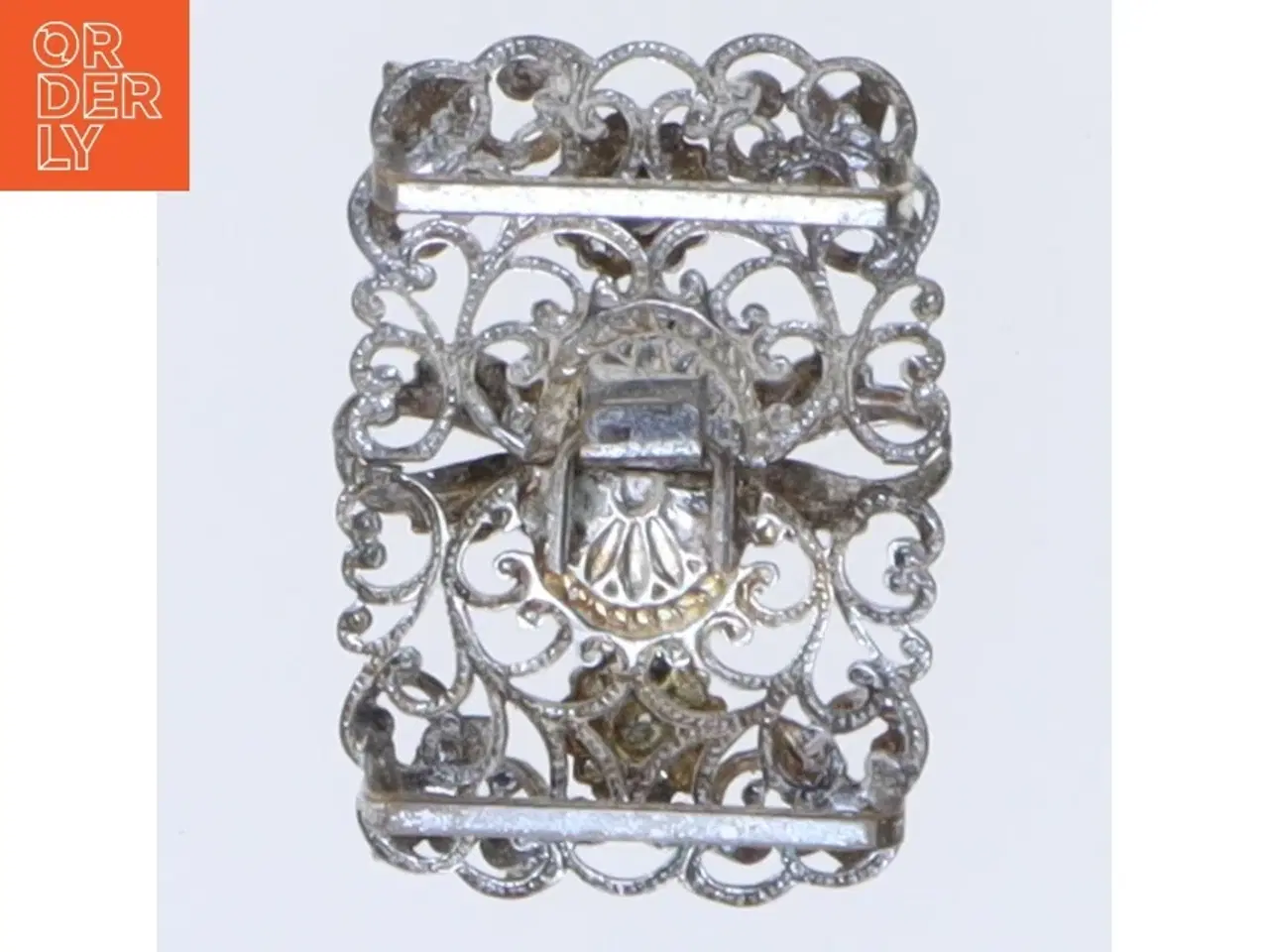 Billede 2 - Filigran bæltespænde, bijouteri (str. 3,5x2,5 cm)