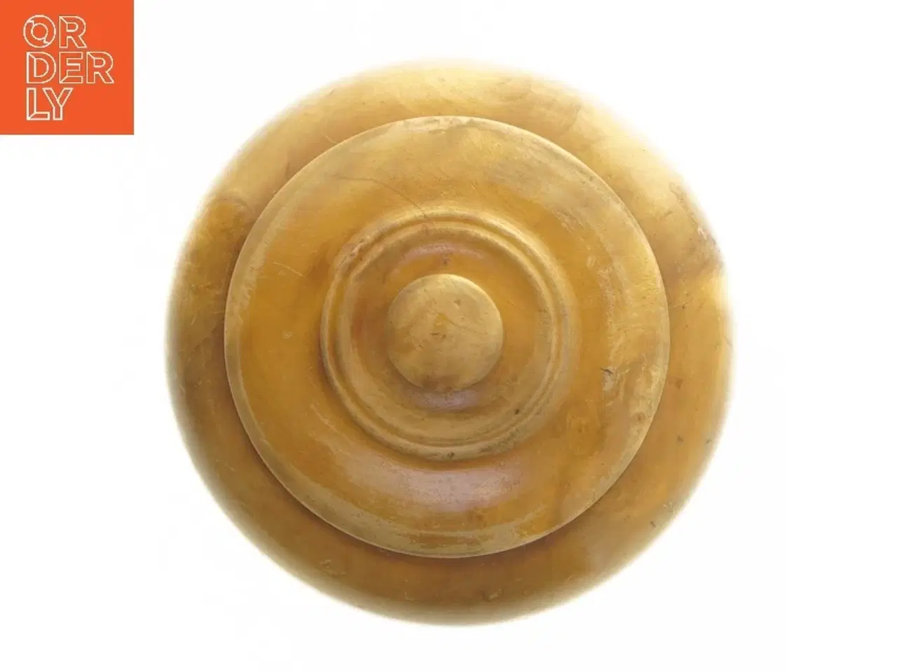 Billede 4 - Rund trælågkrukke (str. Ø 11,5x6 cm)