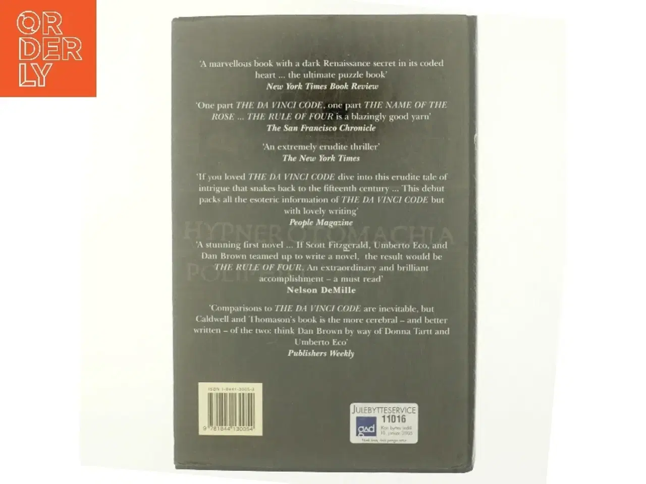 Billede 3 - The rule of four (Bog)