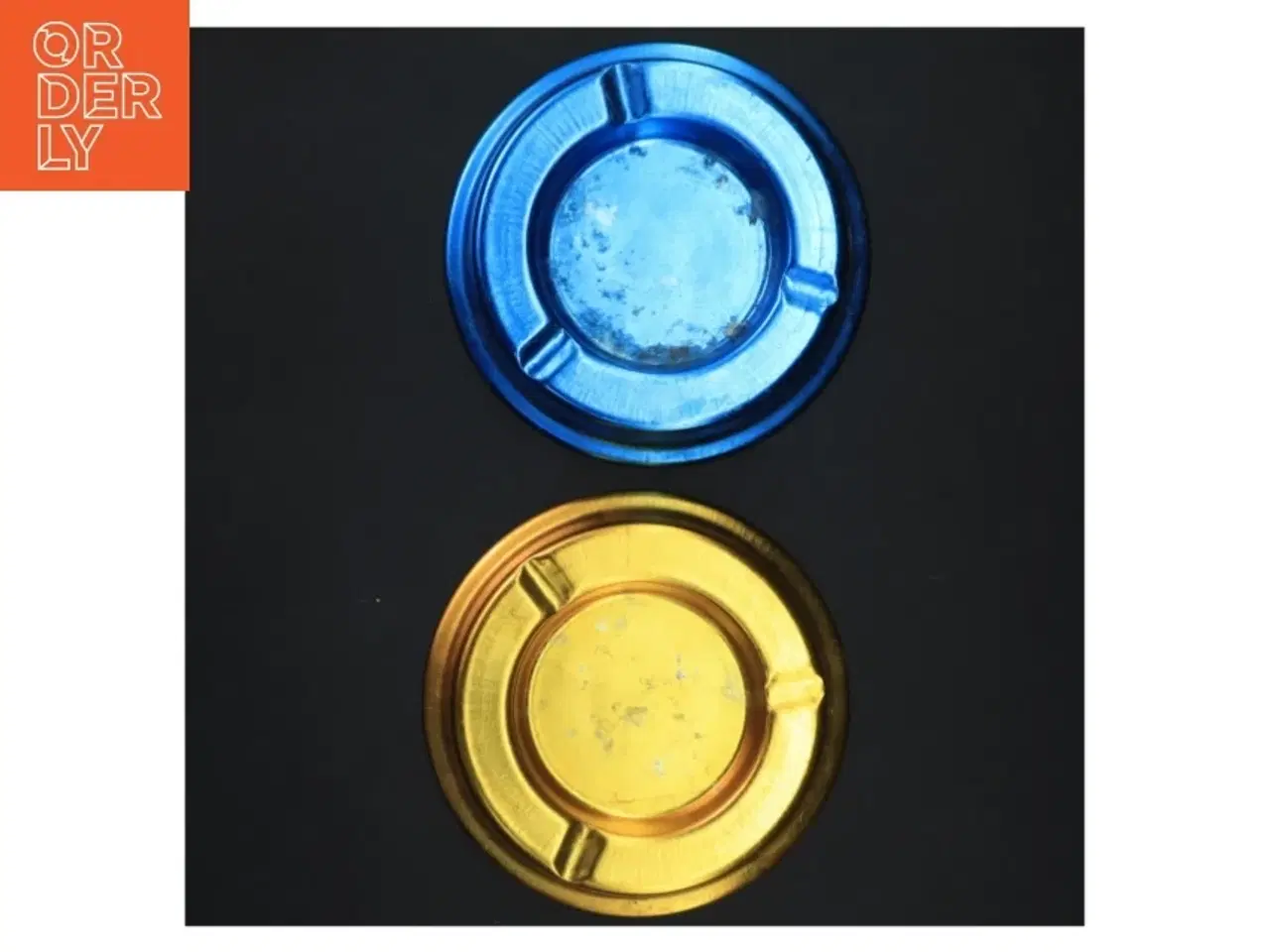 Billede 2 - Alu. retro askebæger sæt (str. Ø 11x3 cm)