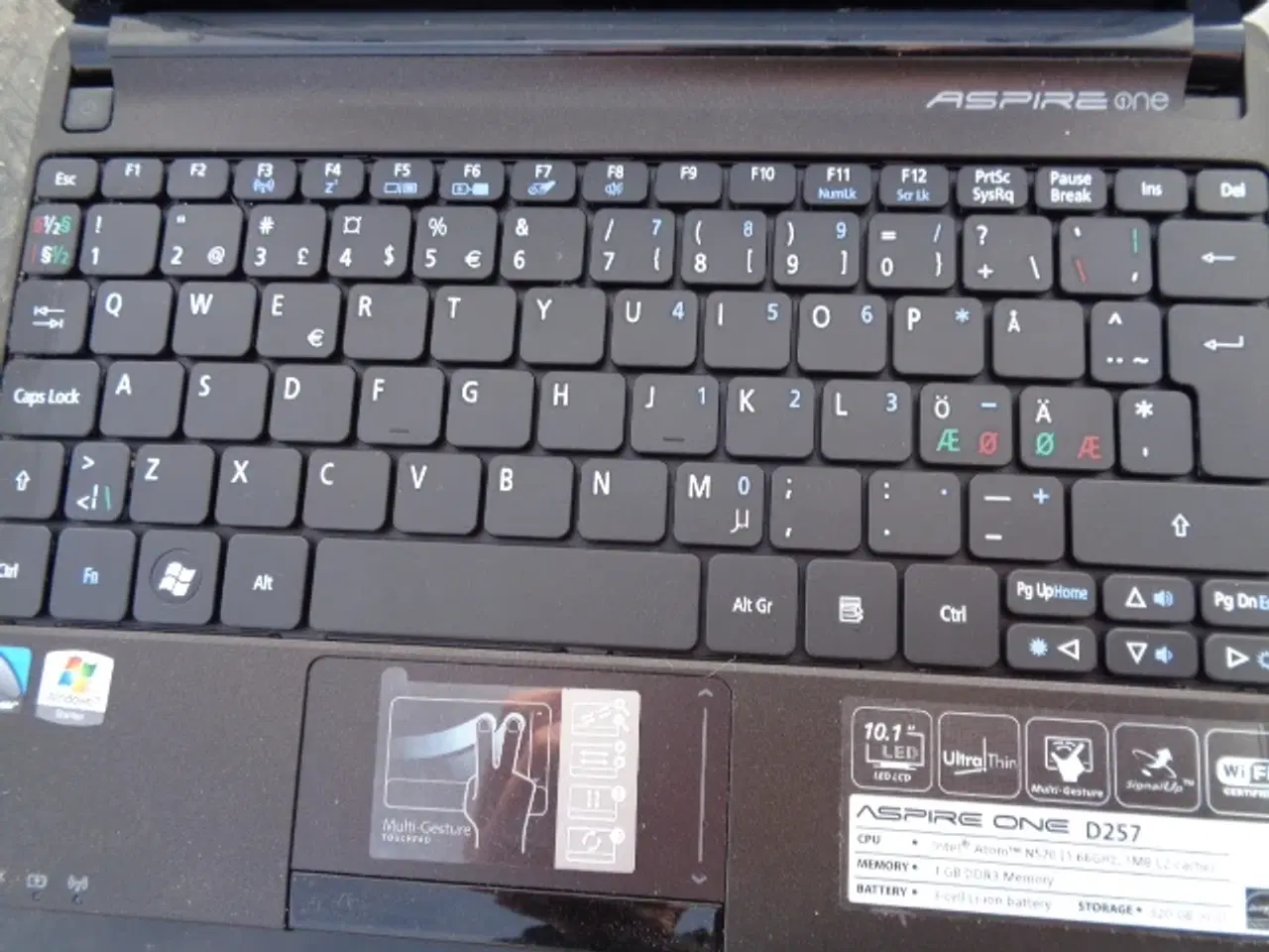 Billede 4 - Aspire One D257