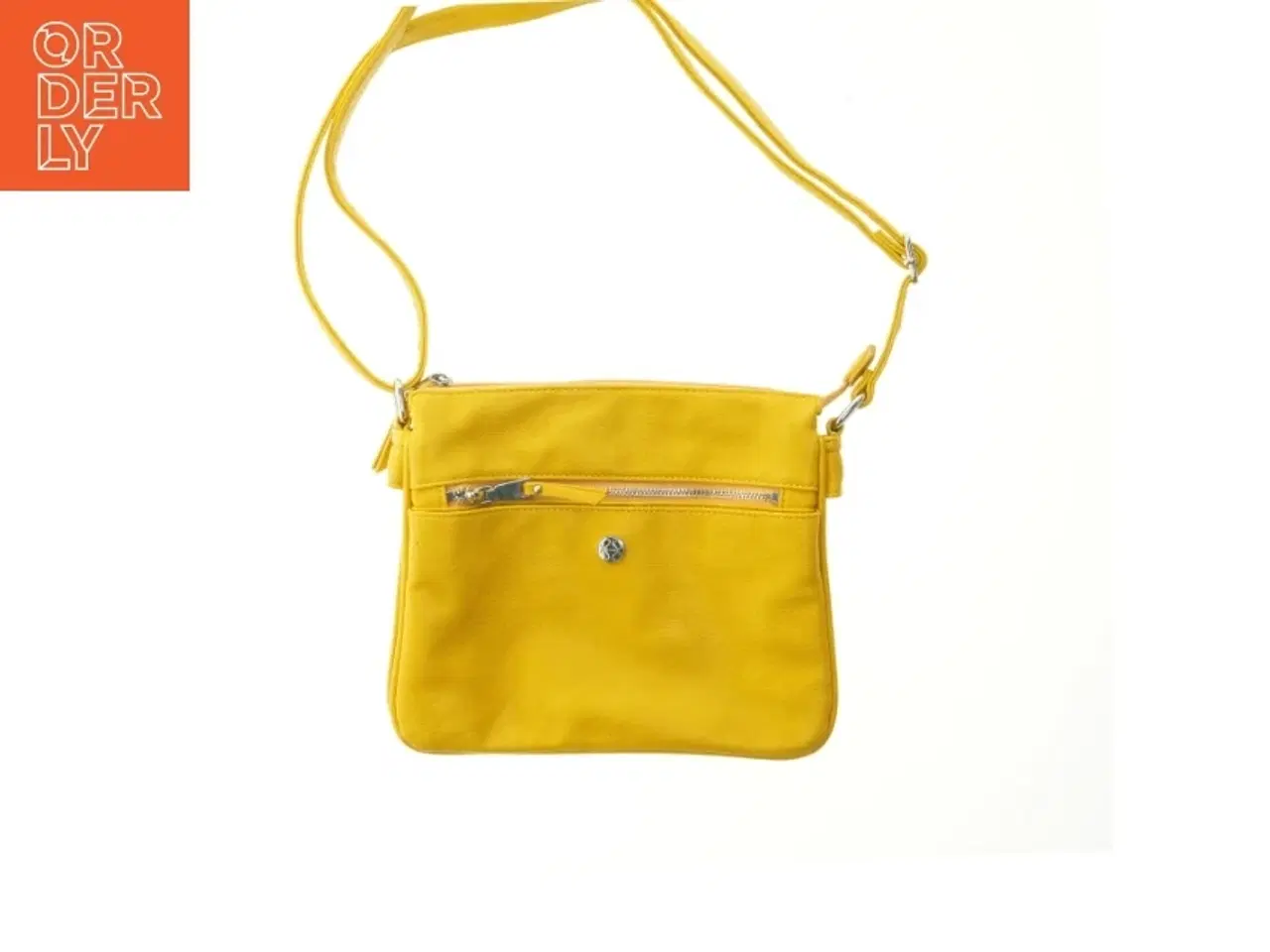 Billede 1 - Gul skuldertaske (str. 27,5x22,5 cm)