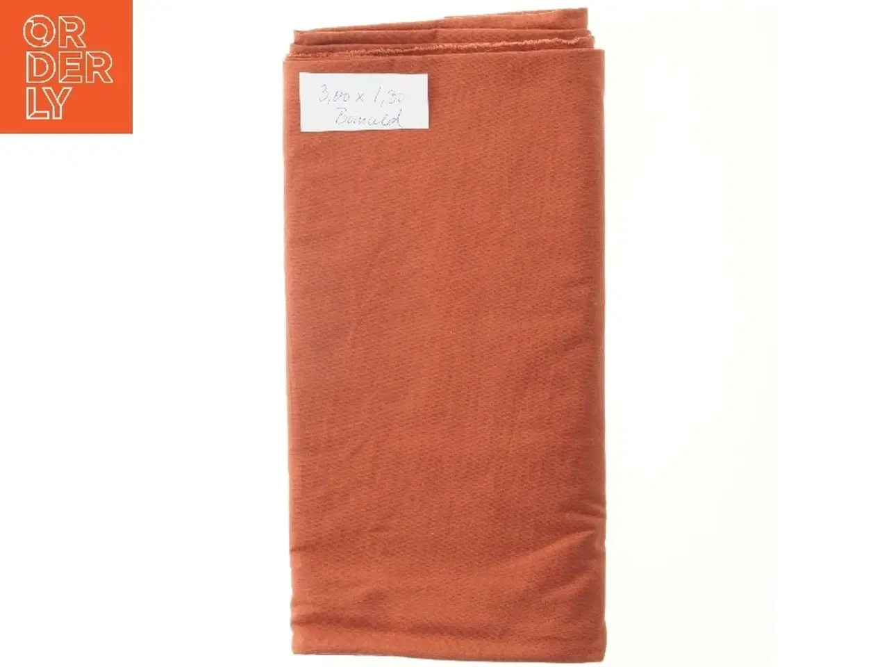 Billede 1 - Bordeauxrødt tekstil (str. 300 x 130 cm)