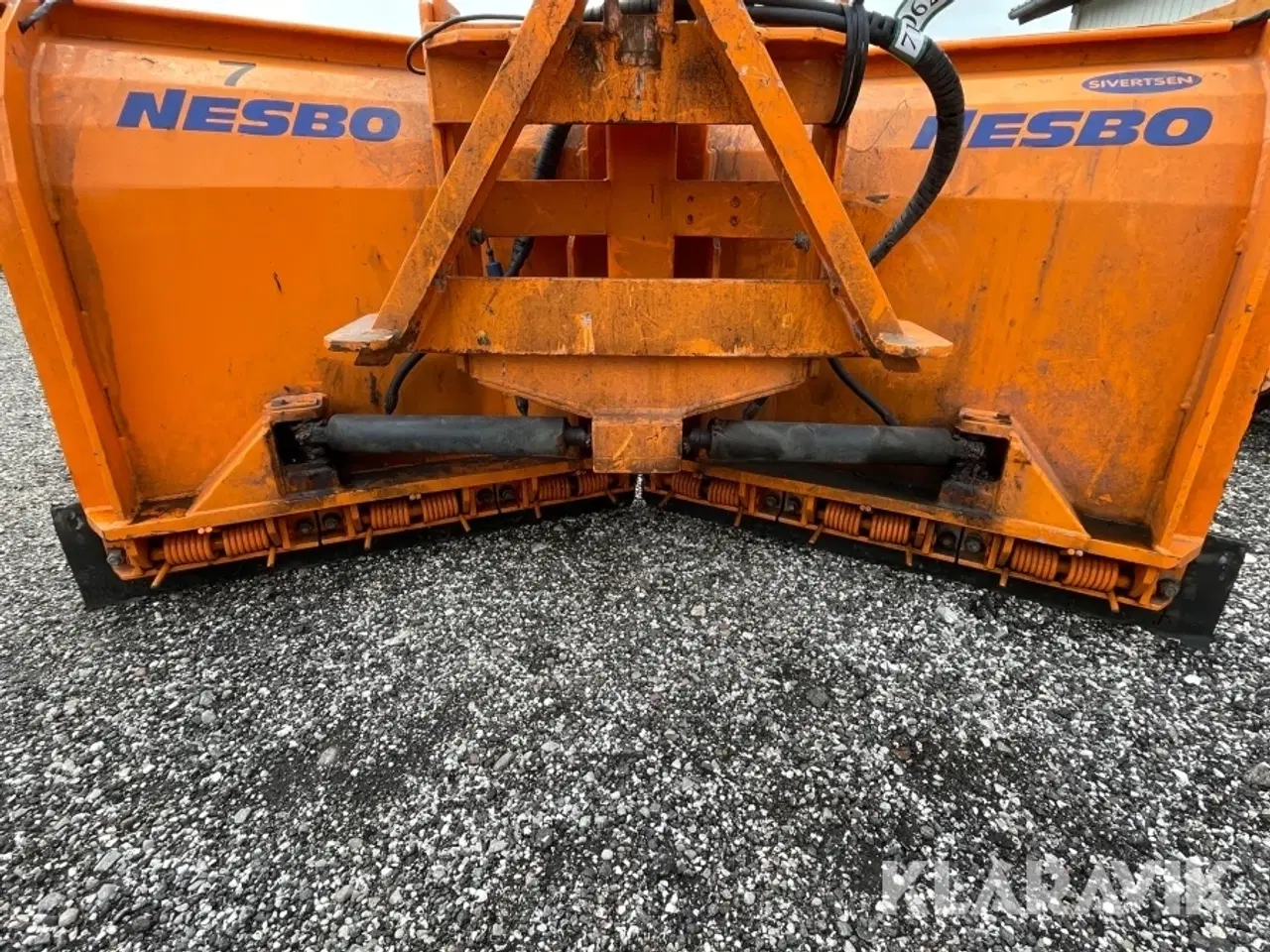 Billede 12 - Nesbo hydraulisk sneplov til traktor Nesbo