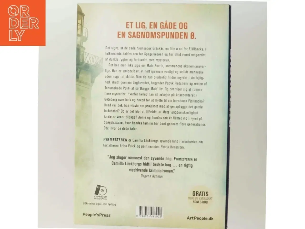 Billede 3 - Fyrmesteren : kriminalroman (Klassesæt) af Camilla Läckberg (Bog)