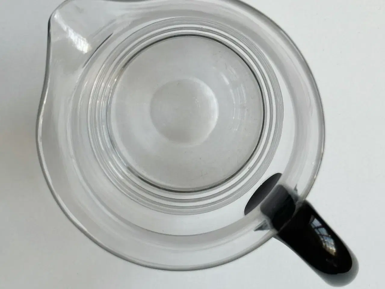 Billede 6 - Klar glaskande m "riller" og sort hank