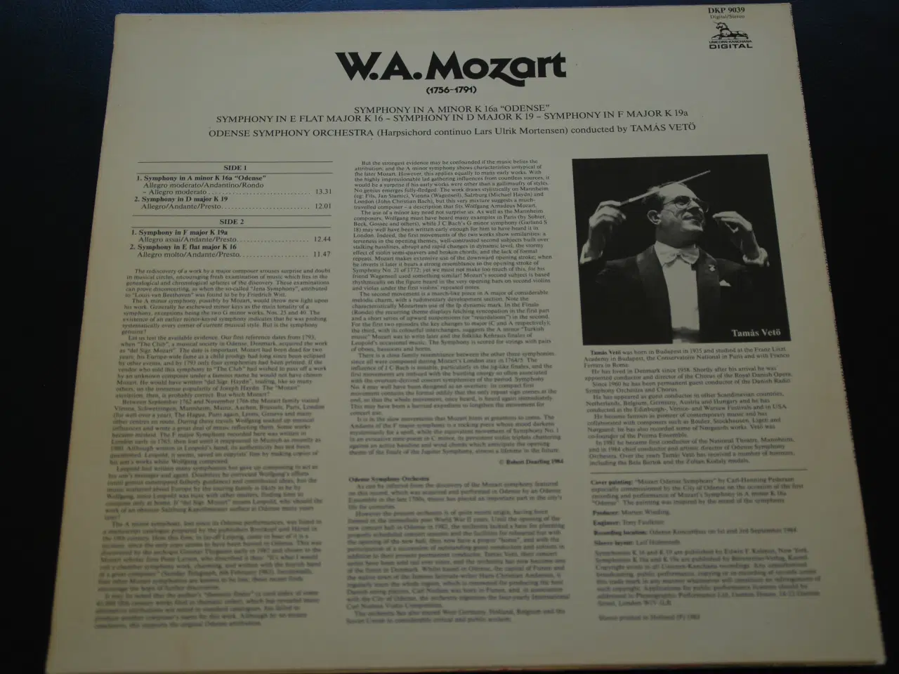 Billede 2 - Vinylplade - W. A. Mozart