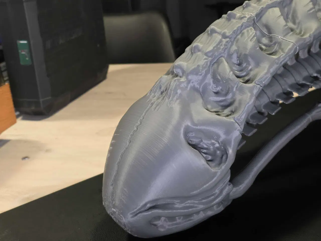 Billede 3 - Livsstørrelse Alien (Xenomorph) Kranie - 3D-print