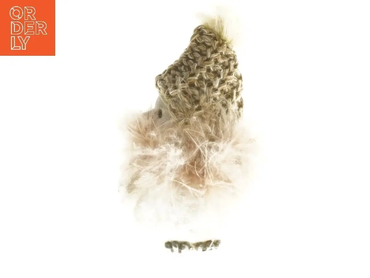 Billede 2 - Dekorativ fugl med hat fra La Vida (str. 13x14 cm)