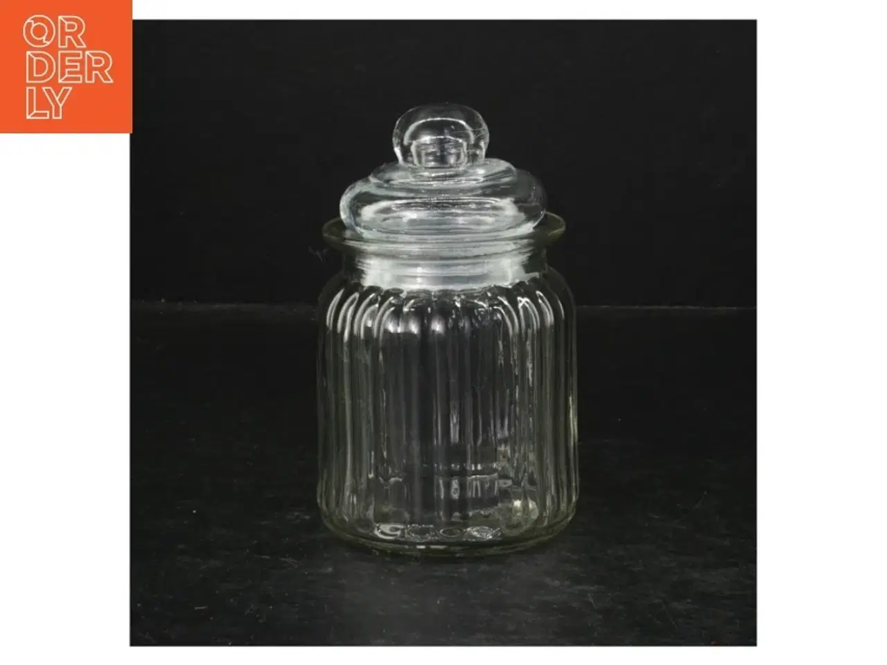 Billede 3 - Glas med låg, 2 stk (str. 13 cm. 2 styk)
