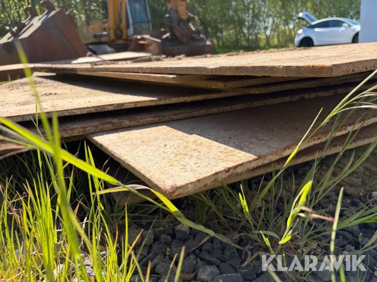Billede 5 - Stål køreplader - 2 styk