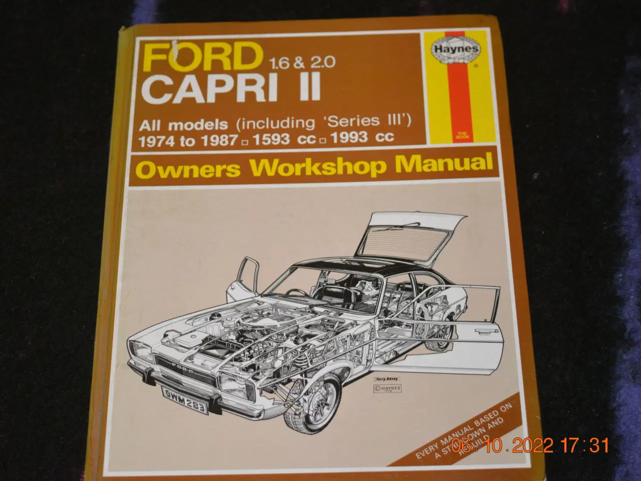 Billede 1 - Ford Capri MK2 Manual.