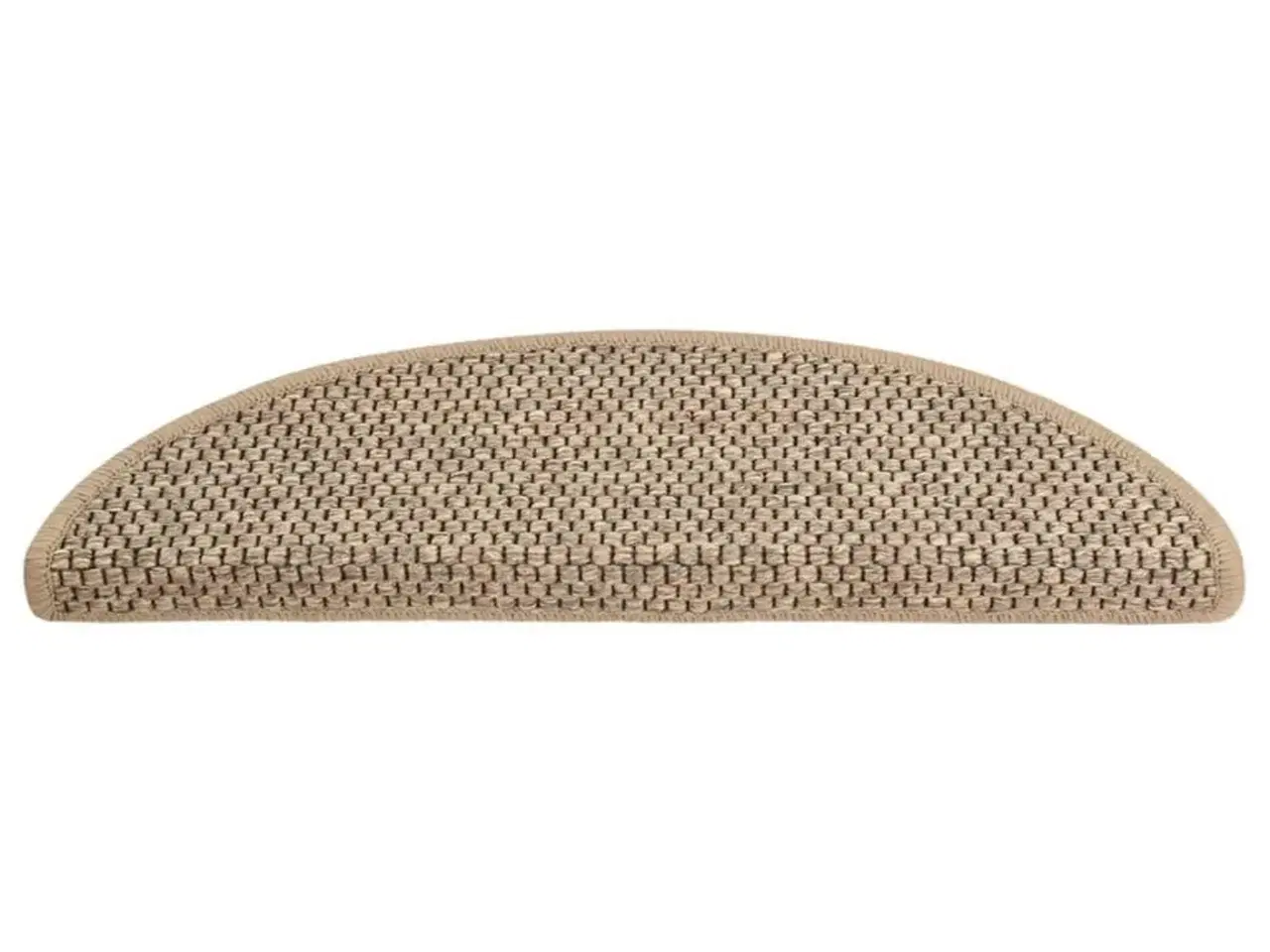 Billede 3 - Selvklæbende trappemåtter 15 stk. 56x17x3 cm sisal-look beige