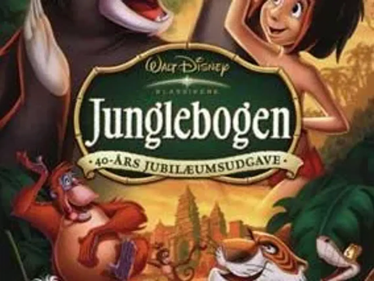 Billede 1 - DISNEY ; Junglebogen 40 års udg. GULD 19