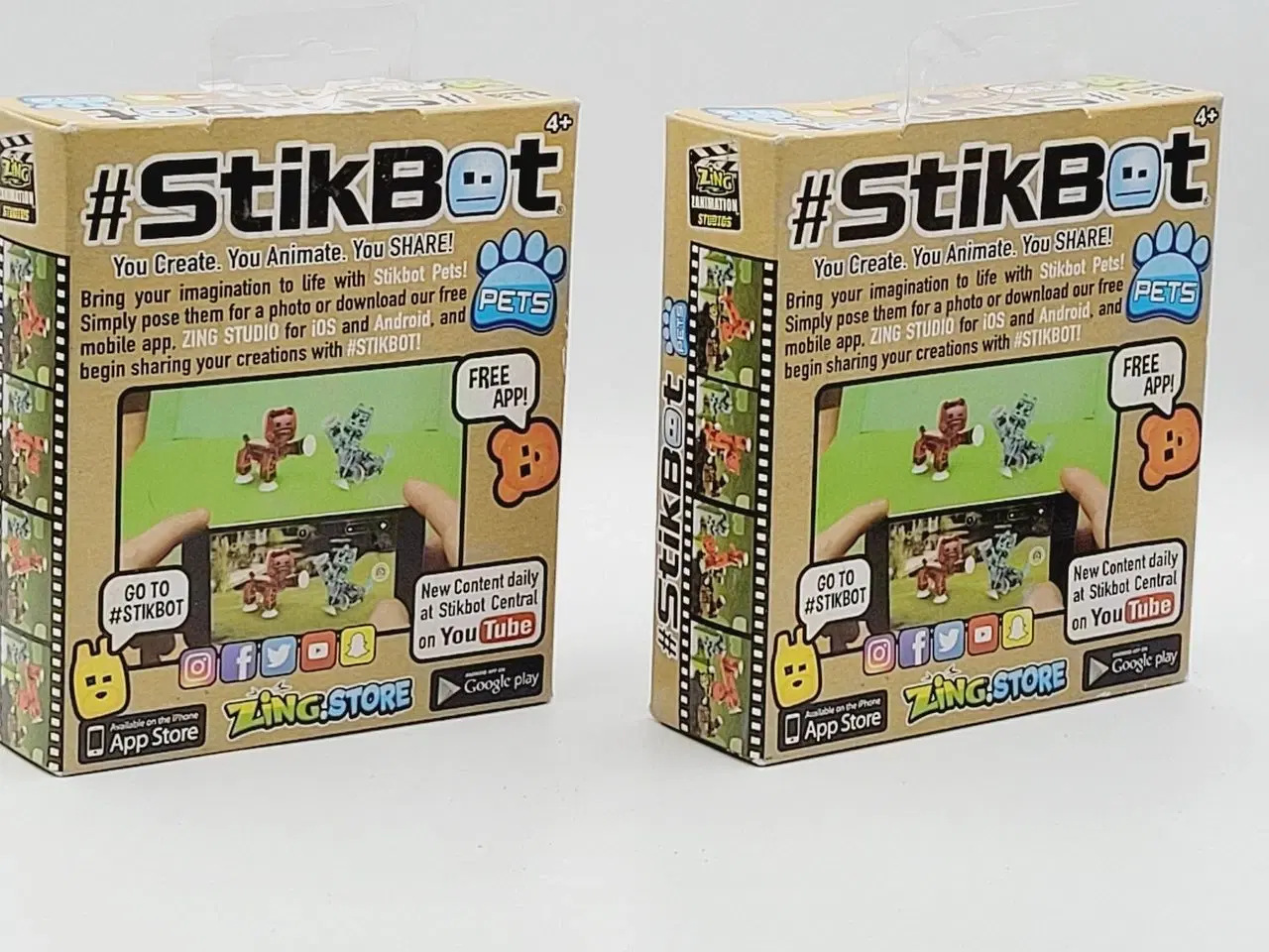Billede 5 - ⭐️· 4 stk. Stikbots - Perfekt til stop-motion anim