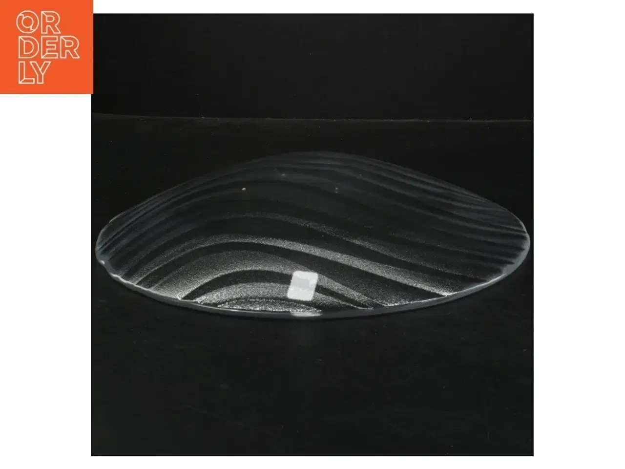 Billede 2 - Glasfad fra Holmegaard (str. Ø 27 cm)