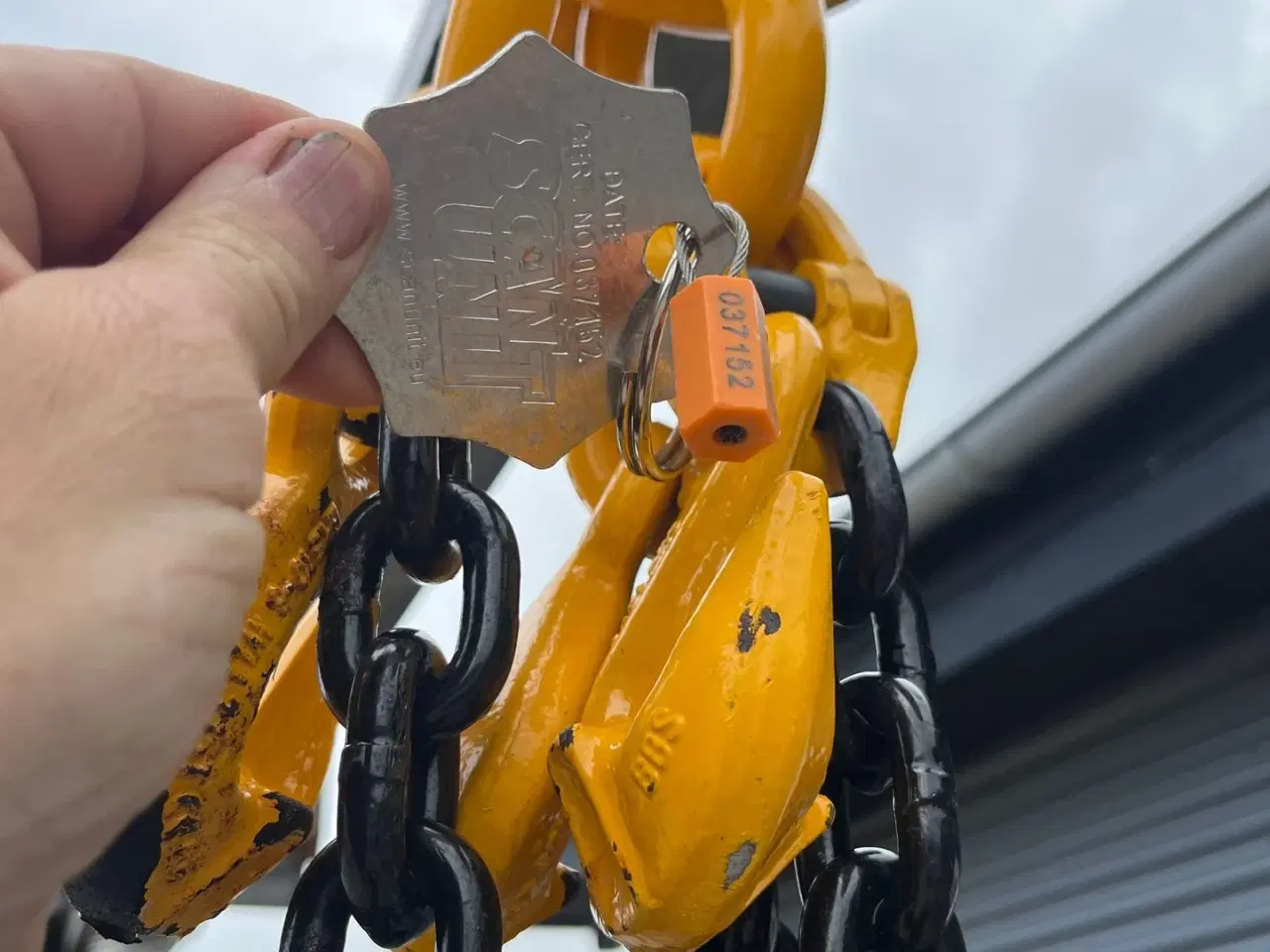 Billede 4 - - - - NY 3 punkt kæde 6,7 tons