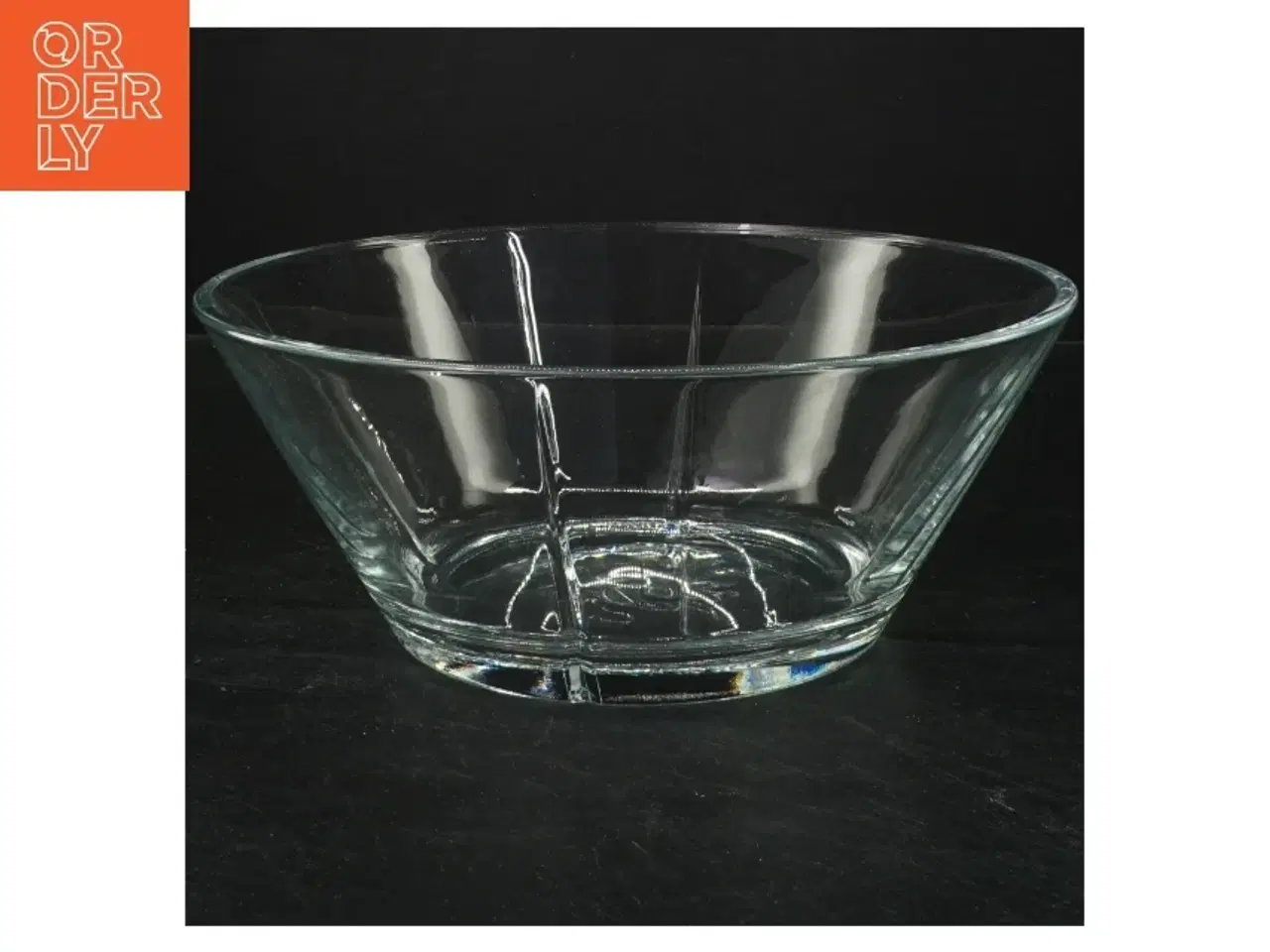 Billede 1 - Glasskål fra Rosendahl (str. Ø 24x9 cm)