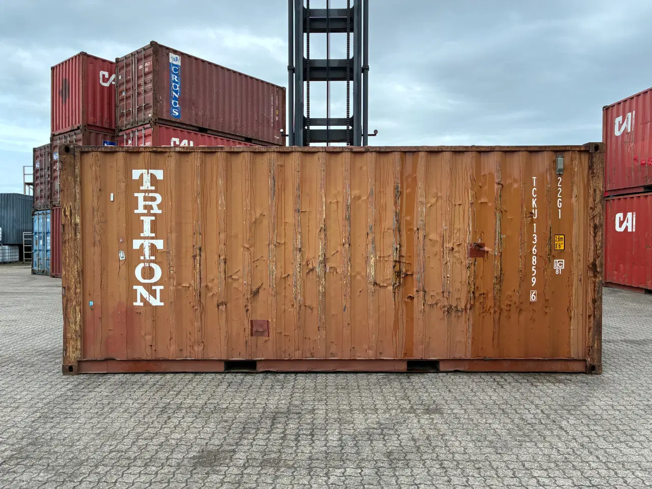 Billede 3 - 20 fods Container- ID: TCKU 136859-6