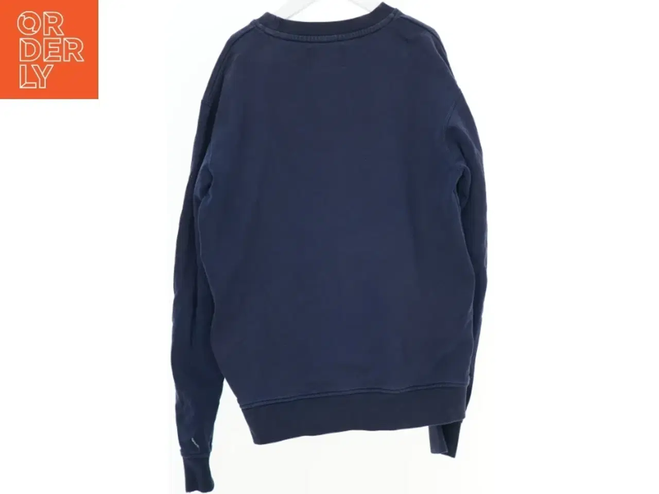 Billede 2 - Blå sweatshirt med logo fra Double A (str. XS)